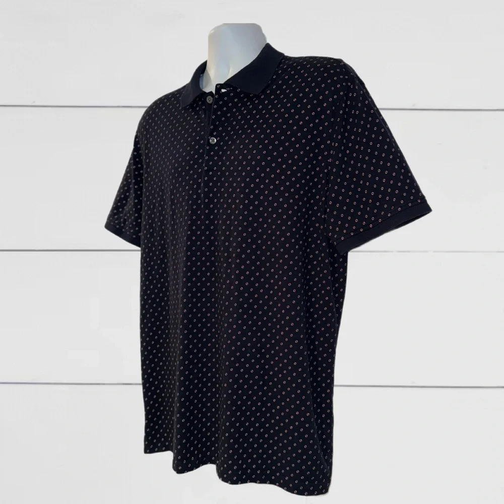 Banana Republic “Lux Lifesaver” Polo Shirt Men’s XL Navy Blue Short Sleeve